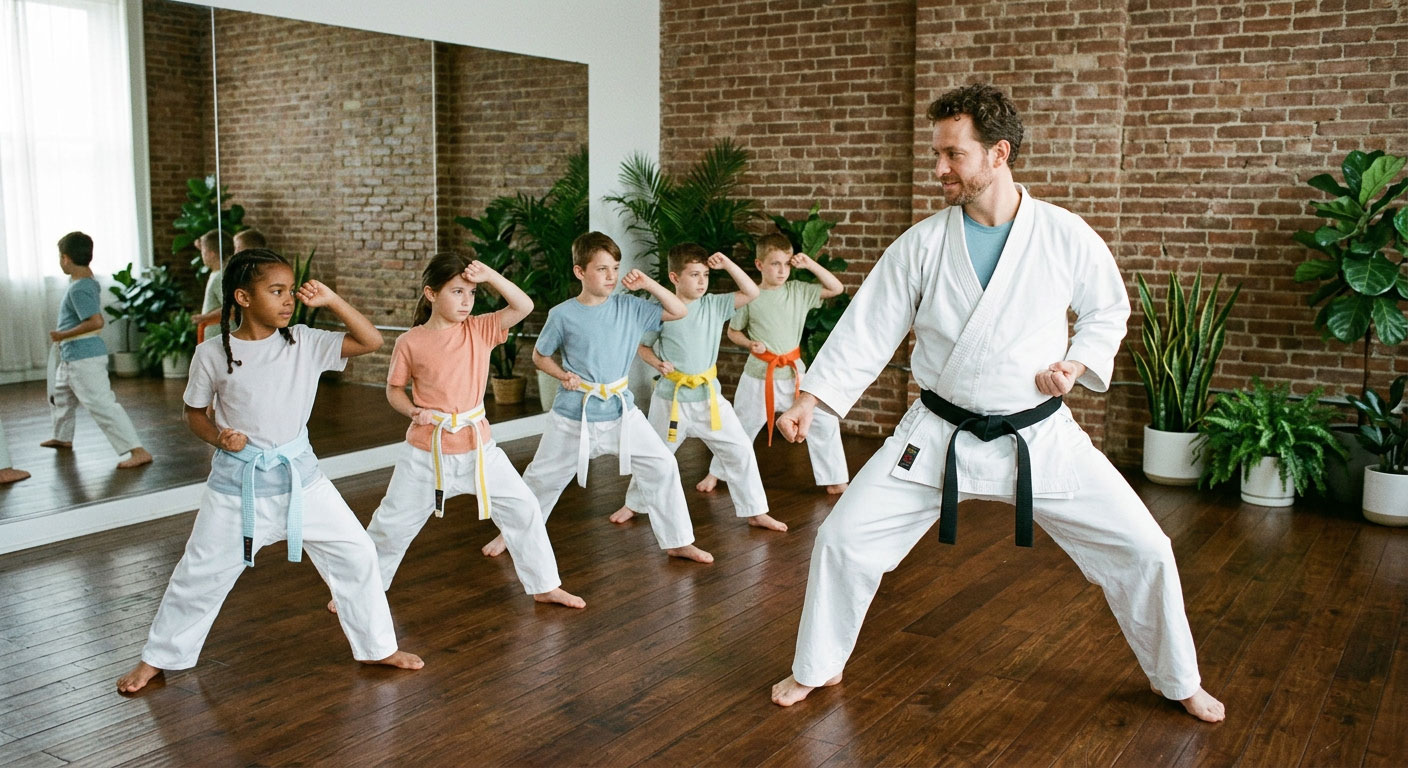 Kids karate classes at Whole Vibe in Emmaus, PA